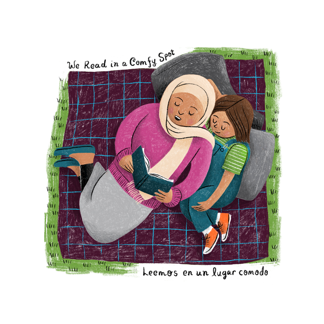 We Read in a Comfy Spot