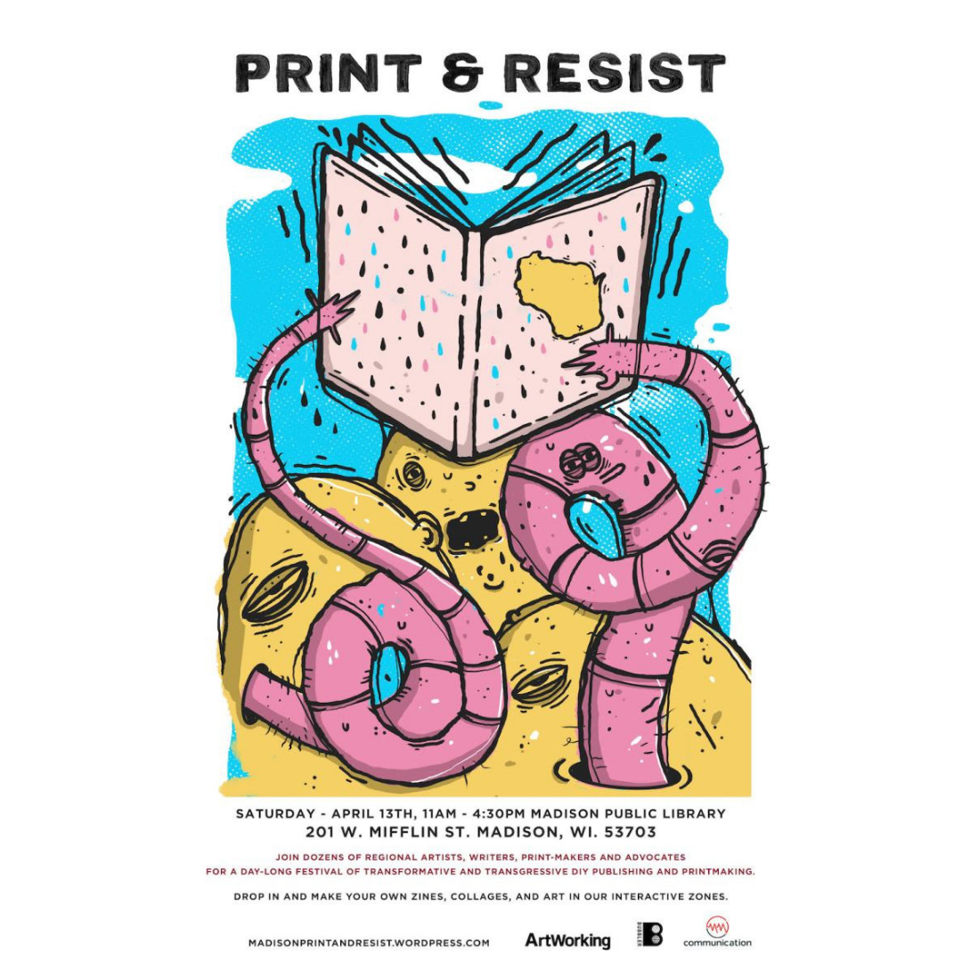 Print & Resist Poster Print & Resist Poster