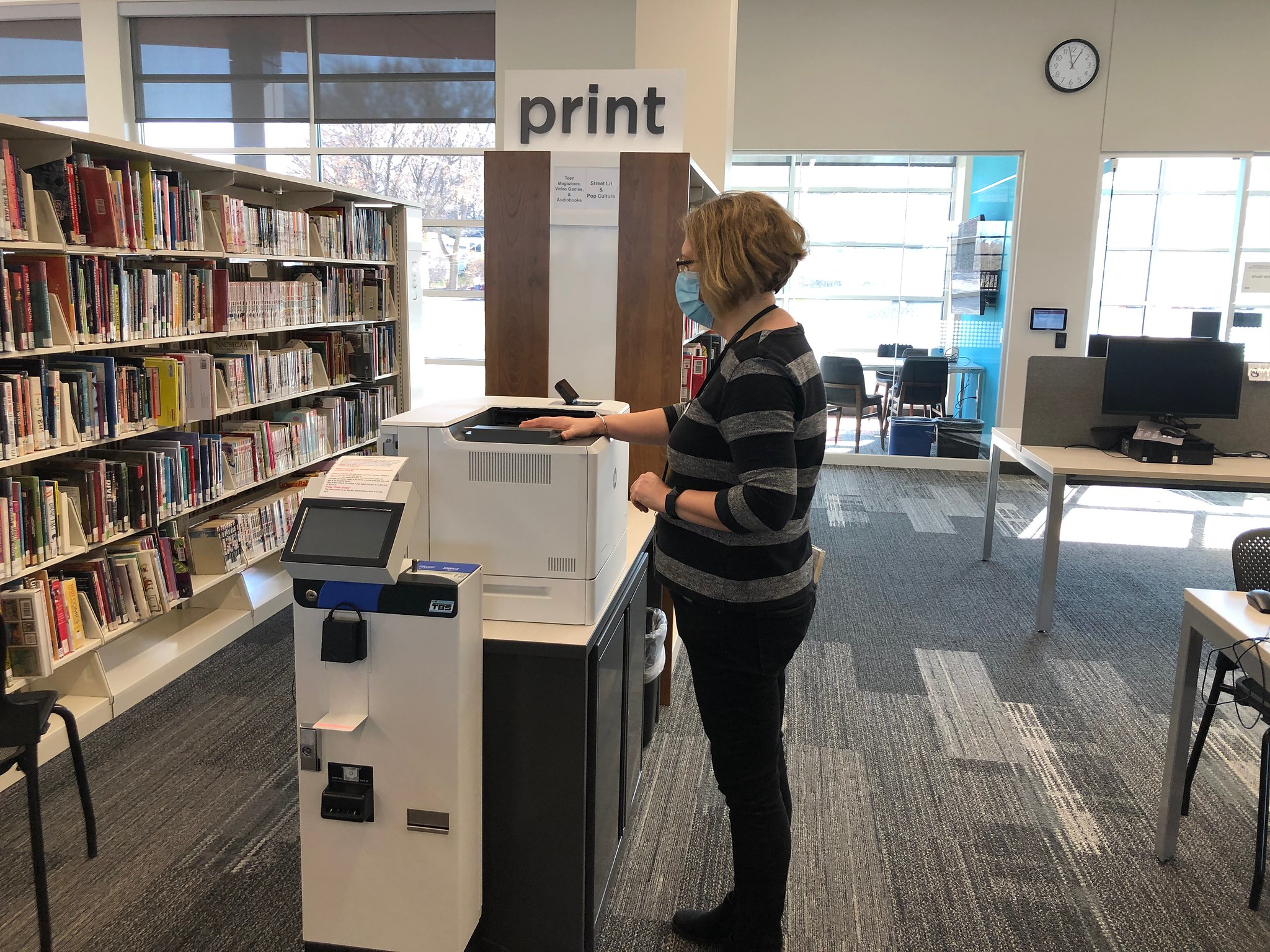 Print Services are available at all libraries
