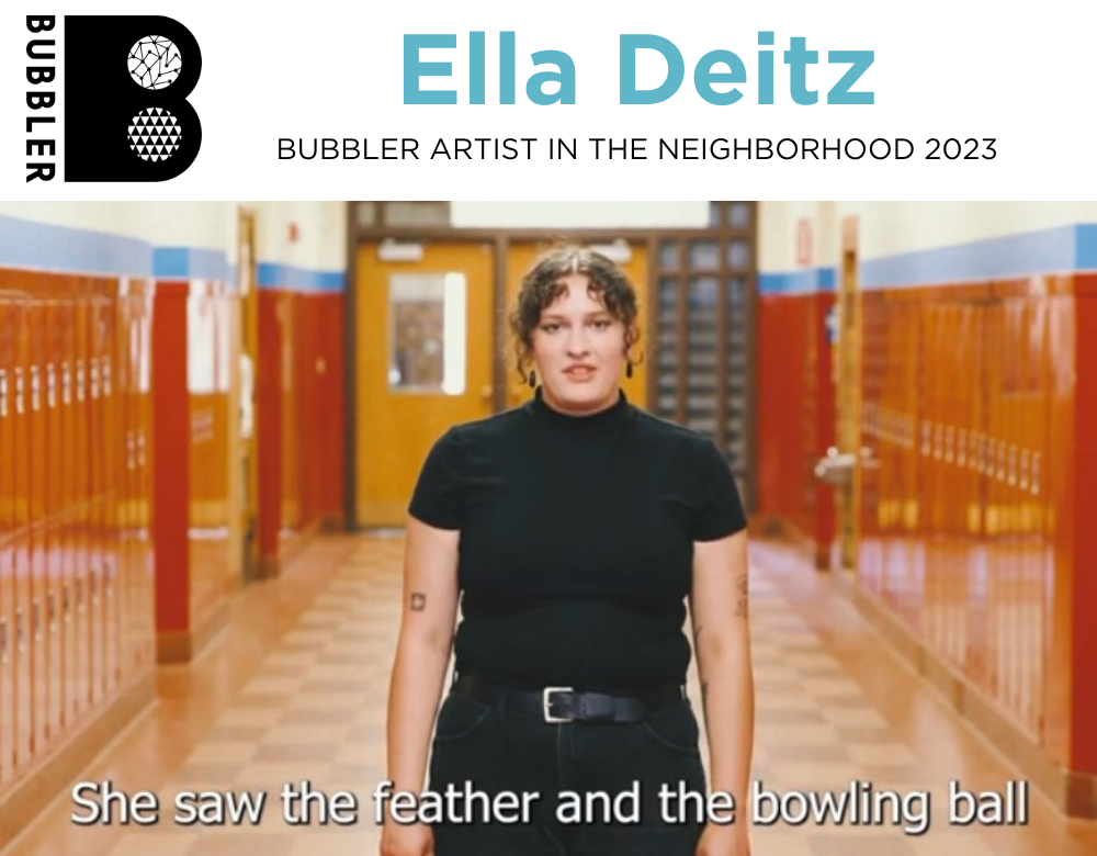 Bubbler Artist in the Neighborhood 2023 Ella Deitz