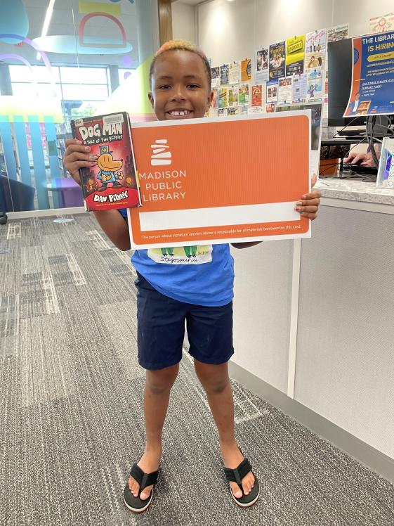 Get your library card from Madison Public Library and start your reading journey