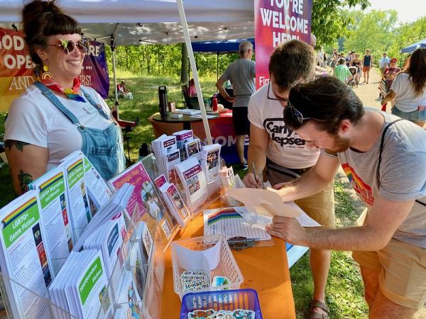 Madison Public Library attends the Magic Pride Festival at Warner Park