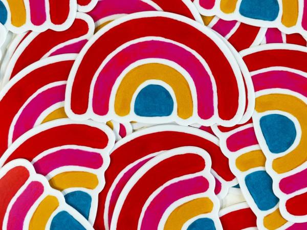 rainbow stickers