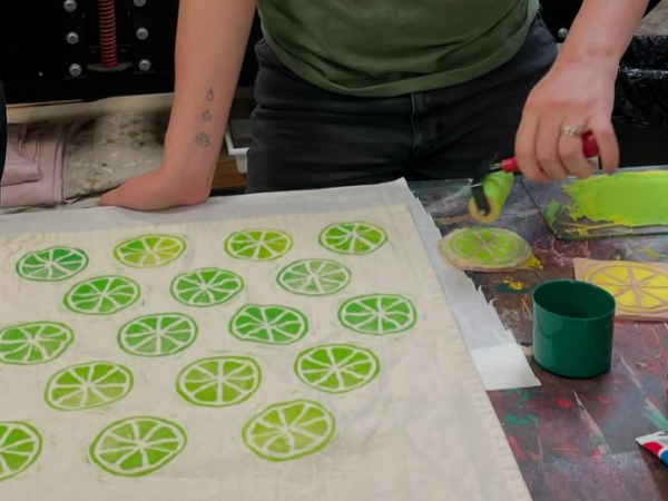 print of citrus fruit