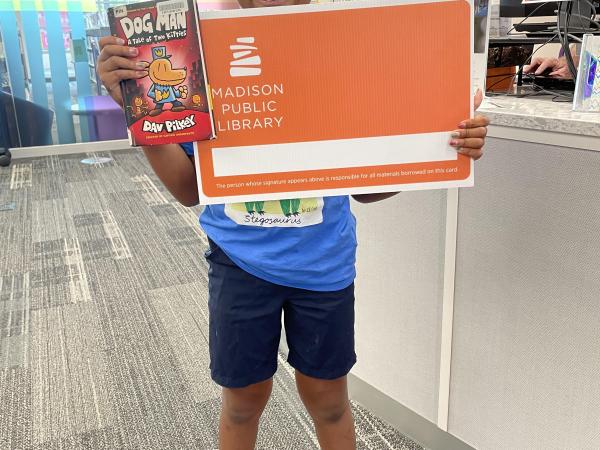 Get your library card from Madison Public Library and start your reading journey
