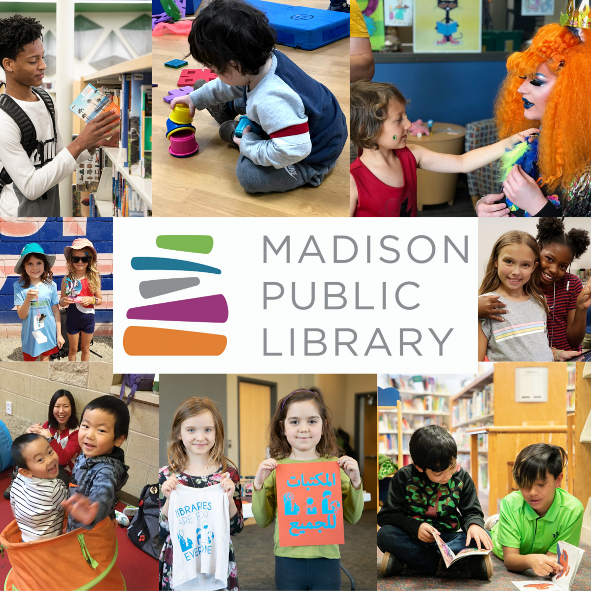 Madison Public Library photo collage