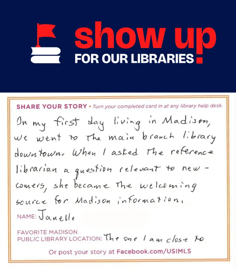 Library advocacy message IMLS