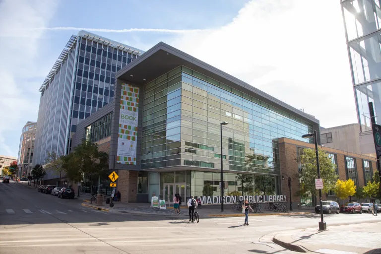 Central Library Exterior 2024 Sunny Daytime