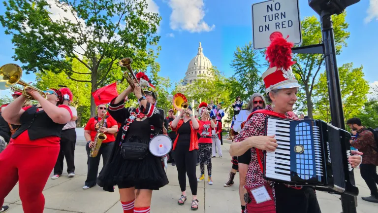 Forward Marching Band photo credit Kate Rowell