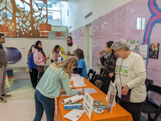 We Read Youth Voices Anthology Author Reception at Wisconsin Book Festival Fall Celebration October 2023.jpg We Read Youth Voices Anthology Author Reception at Wisconsin Book Festival Fall Celebration October 2023 Signing Table