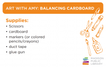 Download supply lists for Art with Amy crafts and projects