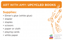 Download supply lists for Art with Amy crafts and projects