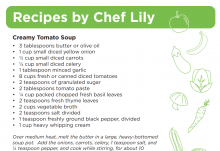 Chef Lily Tomato Soup Recipe Thumbnail