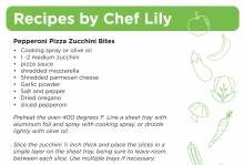 Chef Lily Pepperoni Pizza Zucchini Bites
