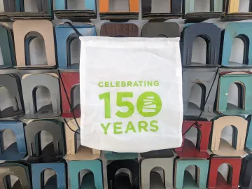 150th Anniversary Drawstring Bag 150 Items Challenge.jpg 150th Anniversary Drawstring Bag 150 Items Challenge Madison Public Library