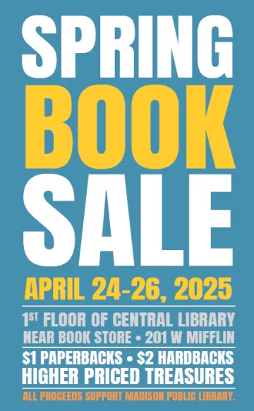 Central Library Friends Spring Book Sale April 24th-26th Central Library Friends Spring Book Sale April 24th-26th