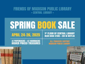 Friends of Madison Public Library Spring Book Sale