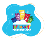 imagineneighborhood.png colorful buildings and a cloud above the words the imagine neighborhood