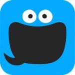talesuntold.jpg Smiling blue face with a mouth the shape of a speech bubble